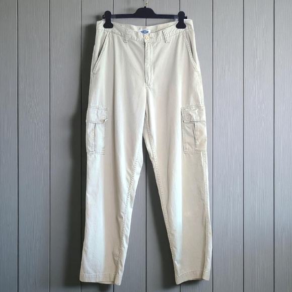 Old Navy Men's 34L Khaki Utility  Pants 100% Cotton - Picture 6 of 6